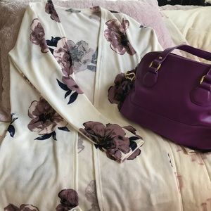 CHARLOTTE RUSSE mid length open front sweater